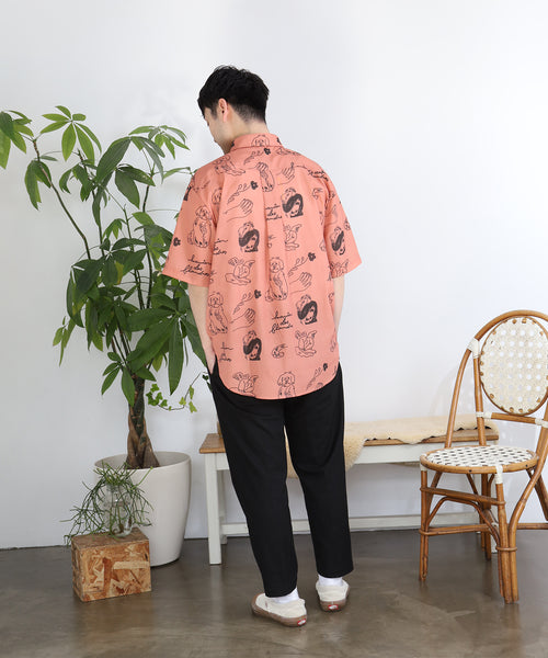 法兰德斯短袖衬衫(成人男女通用)