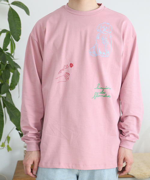Flanders 長袖Tシャツ アダルトの着用イメージ
