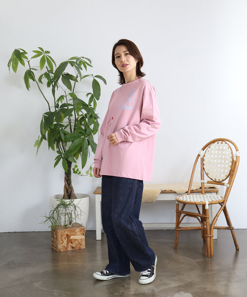 Flanders 長袖Tシャツ アダルトの着用イメージ