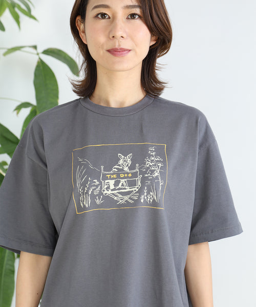 RinTinTin 半袖Tシャツ アダルトの着用イメージ