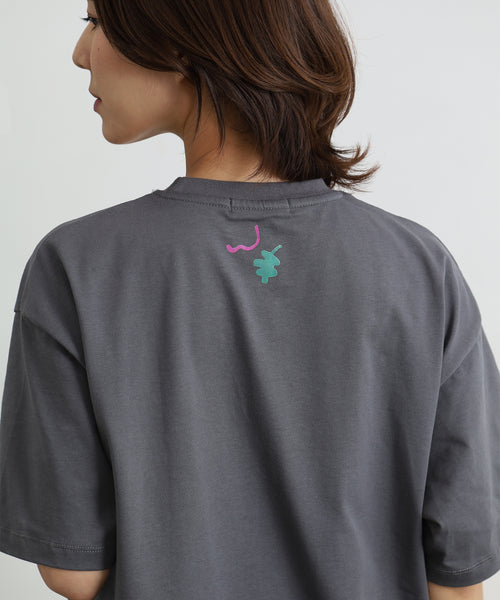 Brittany Spaniel 半袖Tシャツ アダルトの着用イメージ