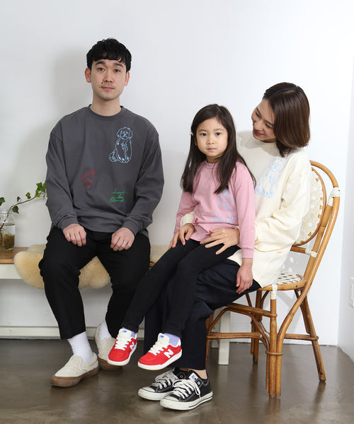 Flanders 長袖Tシャツ アダルトの着用イメージ