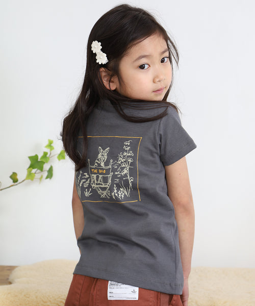 RinTinTin 半袖Tシャツ キッズの着用イメージ