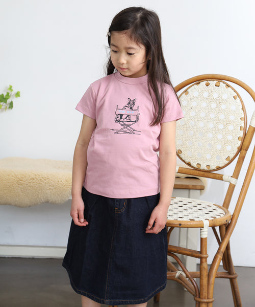 RinTinTin 半袖Tシャツ キッズの着用イメージ