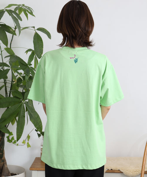 Brittany Spaniel 半袖Tシャツ アダルトの着用イメージ