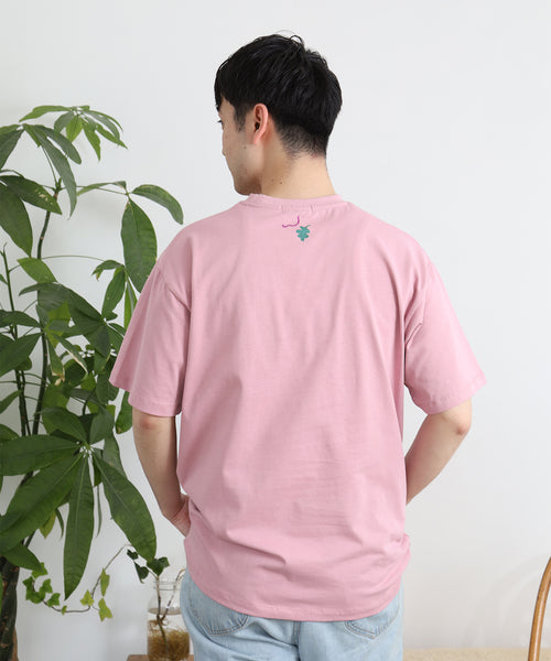 Brittany Spaniel 半袖Tシャツ アダルトの着用イメージ