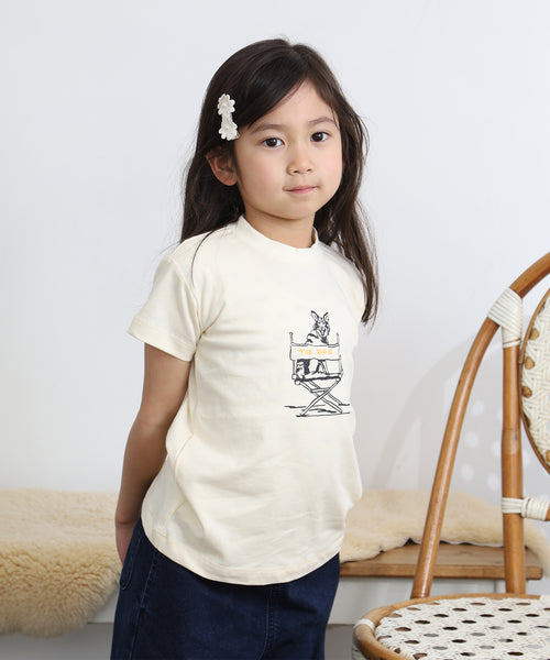 RinTinTin 半袖Tシャツ キッズの着用イメージ