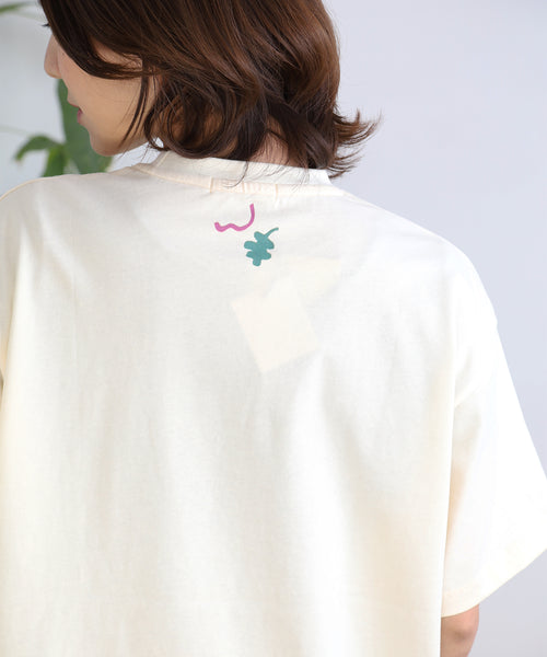 Brittany Spaniel 半袖Tシャツ アダルトの着用イメージ