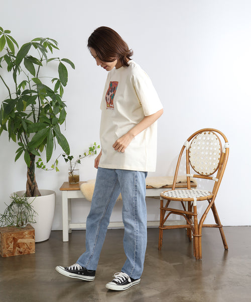 Brittany Spaniel 半袖Tシャツ アダルトの着用イメージ