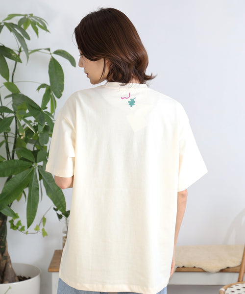 Brittany Spaniel 半袖Tシャツ アダルトの着用イメージ