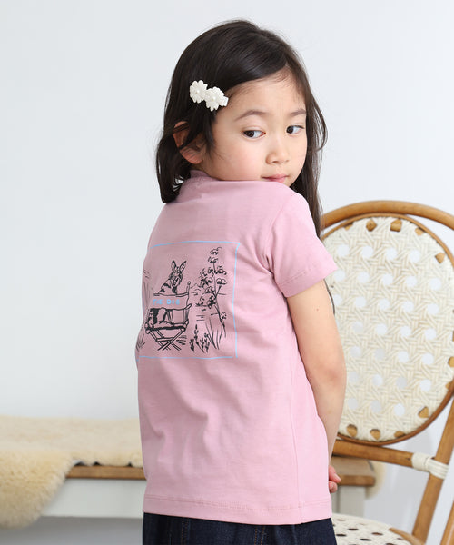 RinTinTin 半袖Tシャツ キッズの着用イメージ