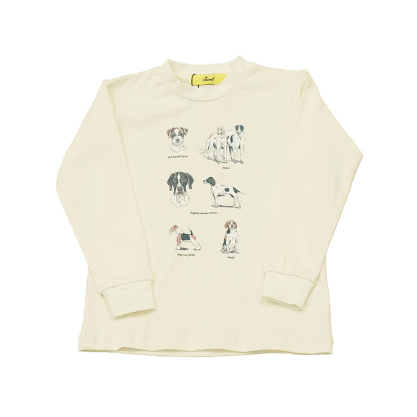 British Dogs 長袖Tシャツ キッズの着用イメージ