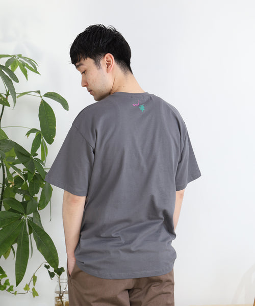 Brittany Spaniel 半袖Tシャツ アダルトの着用イメージ