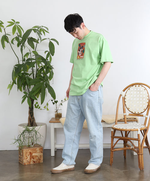Brittany Spaniel 半袖Tシャツ アダルトの着用イメージ