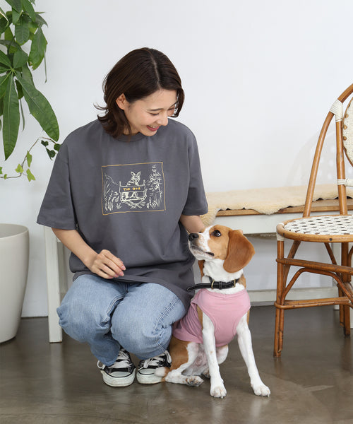 RinTinTin タンクトップ ドッグの着用イメージ