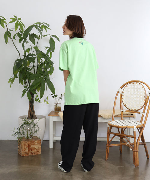 Brittany Spaniel 半袖Tシャツ アダルトの着用イメージ