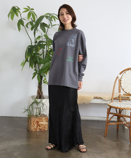 Flanders 長袖Tシャツ アダルトの着用イメージ