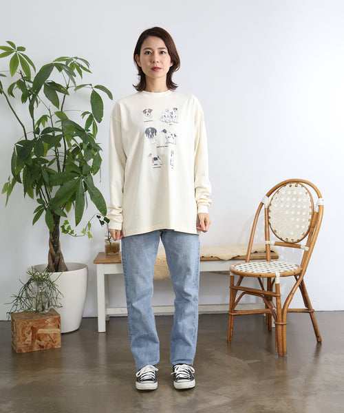 British Dogs Long Sleeve Tee（アダルト・ユニセックス）