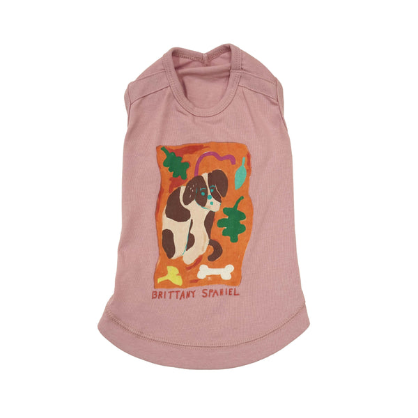 Brittany Spaniel Short Tank Top For Dog（ドッグ）