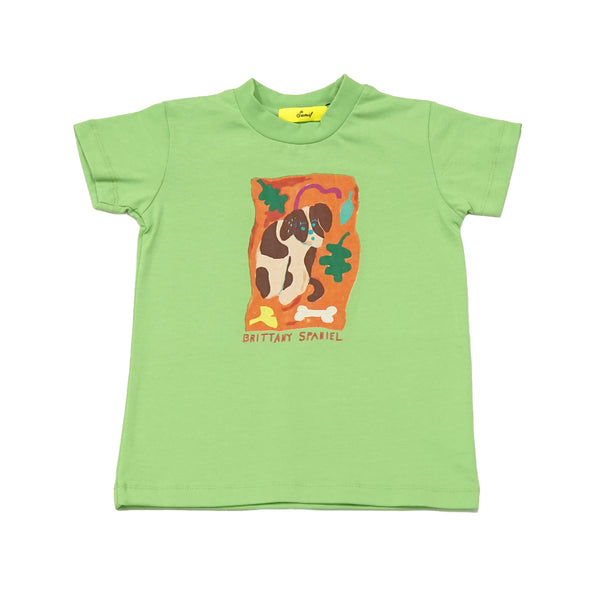 Brittany Spaniel Short Sleeve Tee For Kids（キッズ）