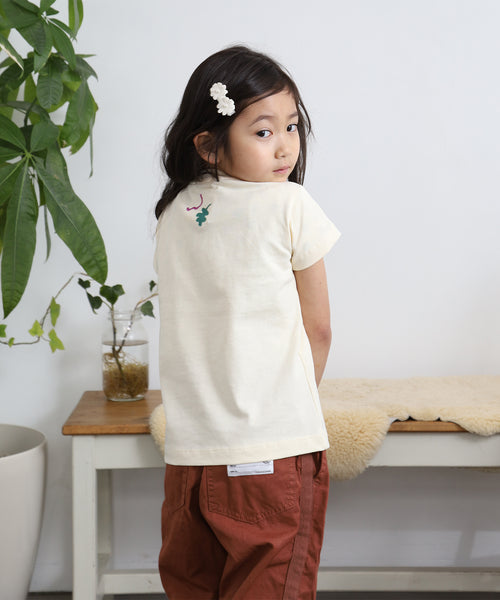 Brittany Spaniel Short Sleeve Tee For Kids（キッズ）