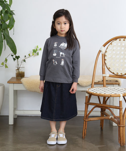 British Dogs Long Sleeve Tee For Kids（キッズ）