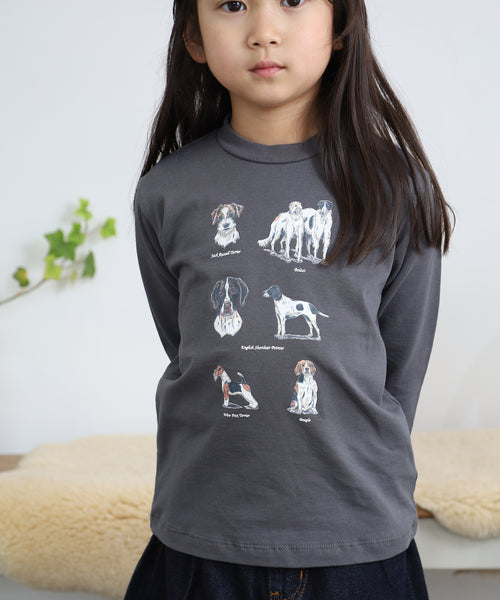 British Dogs Long Sleeve Tee For Kids（キッズ）