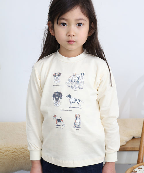 British Dogs Long Sleeve Tee For Kids（キッズ）