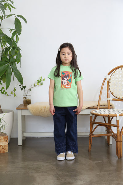 Brittany Spaniel Short Sleeve Tee For Kids（キッズ）