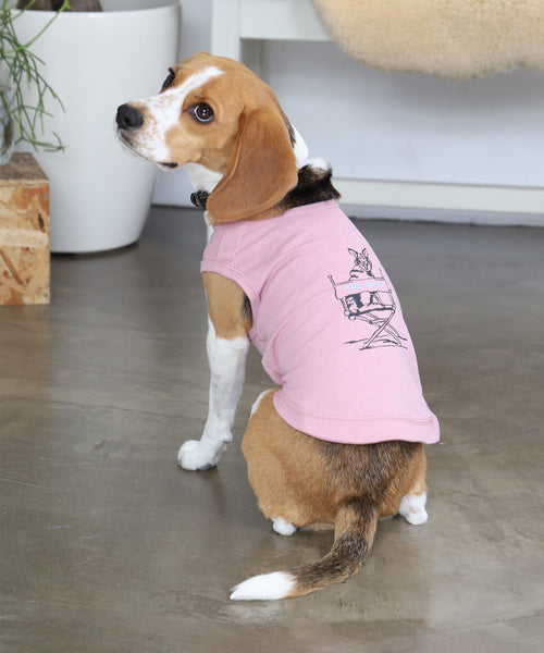 RinTinTin タンクトップ ドッグ ピンクを着たビーグル