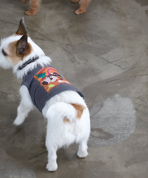 Brittany Spaniel タンクトップ ドッグ スミクロを着たジャックラッセルテリア
