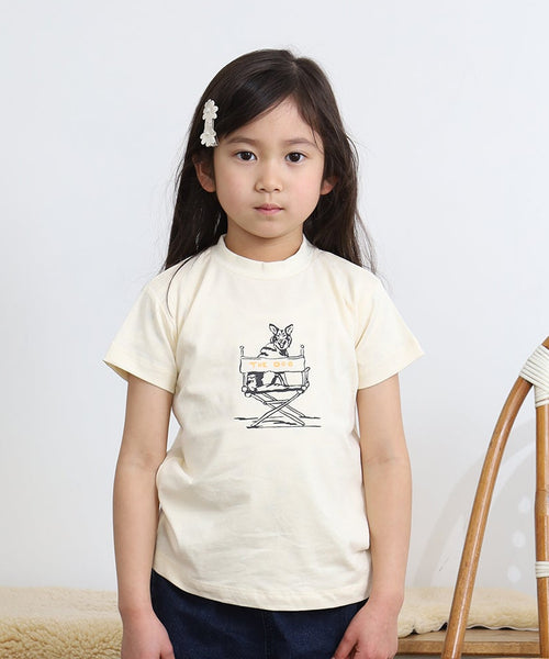 RinTinTin 半袖Tシャツ キッズを着用した女の子