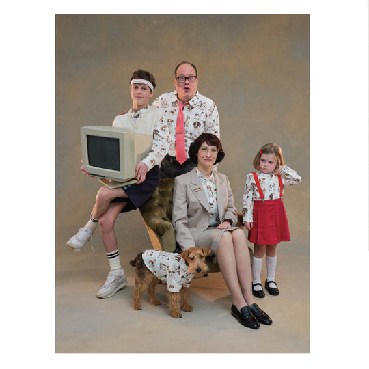 【予約商品 1月下旬頃お届け】Sumif / British Dogs Long Sleeve Shirts For Kids - sumif_official