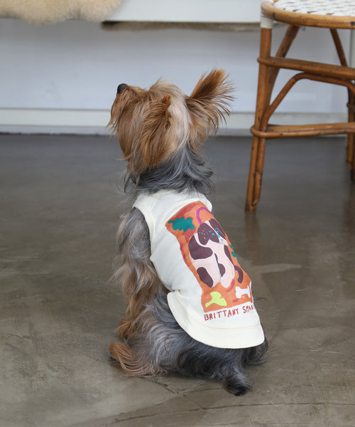 Brittany Spaniel Short Tank Top For Dog（ドッグ）