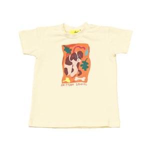 布列塔尼猎犬儿童短袖 T 恤
