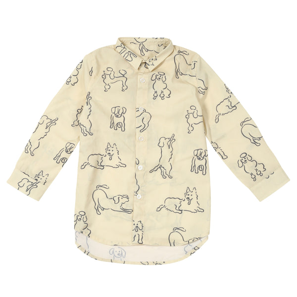 Various dogs Long Sleeve Shirts For Kids（キッズ）